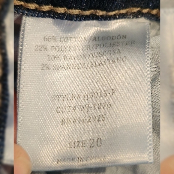 Glitzy Girlz  Jeans Sz 20 - Picture 7 of 8